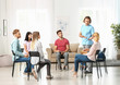 © Pixel-Shot - People at group therapy session