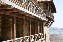 Partial Close-up Of David Gareja Monastery Cliffside Residence, Georgia