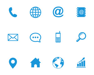 Poster - Web icon set. Set of web icon symbol vector. computer and mobile icons