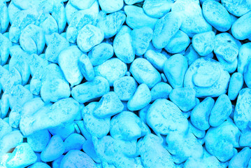 Blue background of  Sea Stones or Stone Background. 