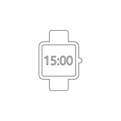 Aufkleber - smart watches icon. Element of web for mobile concept and web apps icon. Outline, thin line icon for website design and development, app development