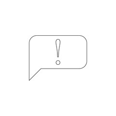 Aufkleber - Announcement message icon. Element of web for mobile concept and web apps icon. Outline, thin line icon for website design and development, app development
