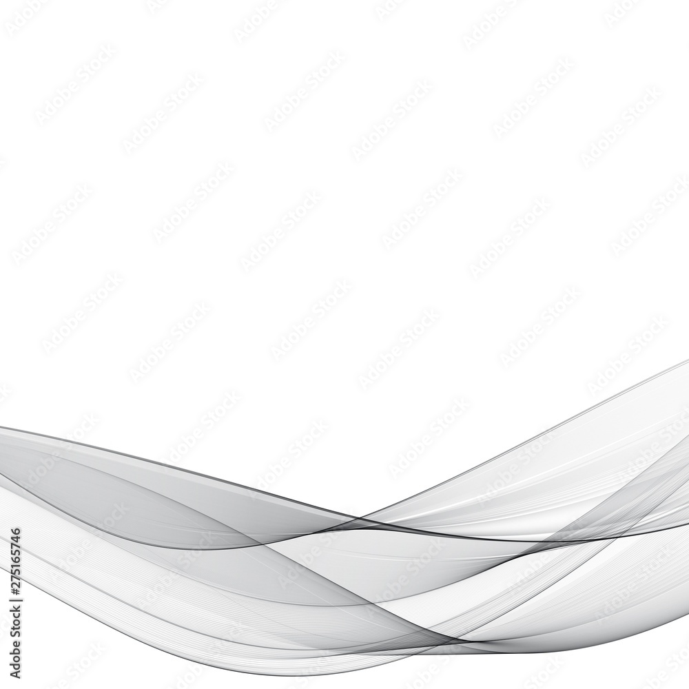 Elegant abstract smooth swoosh speed gray wave modern stream background ...