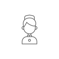 Poster - Emergencies, nurse icon. Element of emergencies icon. Thin line icon for website design and development, app development