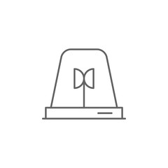 Aufkleber - Emergencies, alarm icon. Element of emergencies icon. Thin line icon for website design and development, app development