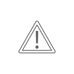 Poster - Emergencies, alert icon. Element of emergencies icon. Thin line icon for website design and development, app development