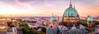 canvas print picture - Berliner dom after sunset, Berlin