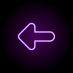 Poster - search sign neon icon. Elements of web set. Simple icon for websites, web design, mobile app, info graphics