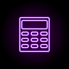 Poster - check sign neon icon. Elements of web set. Simple icon for websites, web design, mobile app, info graphics