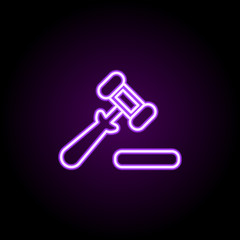 Poster - dialing neon icon. Elements of web set. Simple icon for websites, web design, mobile app, info graphics