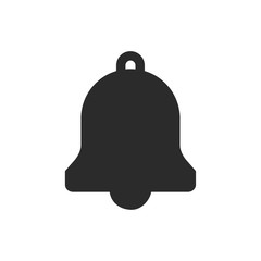 Poster - Message notification bell icon template black color editable. notification symbol vector sign isolated on white background. Simple logo vector illustration for graphic and web design.
