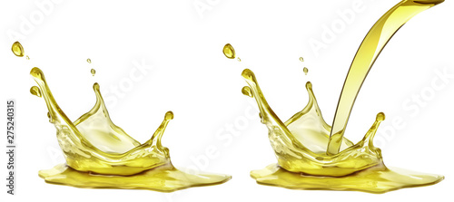 Dekoracja na wymiar  z-oliwek-lub-olej-silnikowy-powitalny-plyn-kosmetyczny-surowicy-na-bialym-tle-3d-ilustr