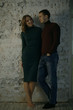 © kichigin19 - young couple in love in studio / boy and girl are hugging in the interior of a cozy home