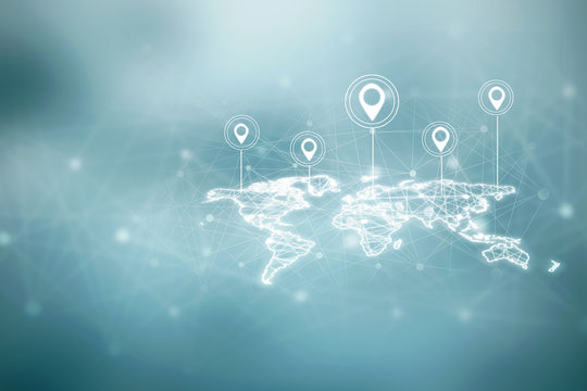 2d  rendering travel and navigation planning, concept