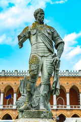 Wall Mural - Lodovico Buzzacarini statue at Prato della Valle in Padua, Italy