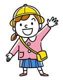 Fototapeta Dinusie - 笑顔の幼稚園児、保育園児、園児