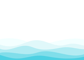 blue water wave ocean sea vector abstract background