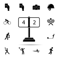 Poster - scoreboard scoreboard icon. Universal set of Sport for website design and development, app development