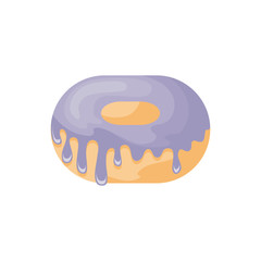 Wall Mural - fresh and delicious donut isolated icon