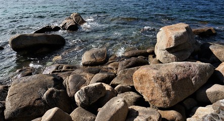 rocks on the beach