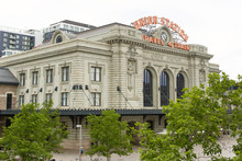Exterior View Of Union Station In Denver, Colorado