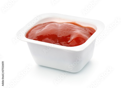Fotografía Plastic ketchup fast food dip packet