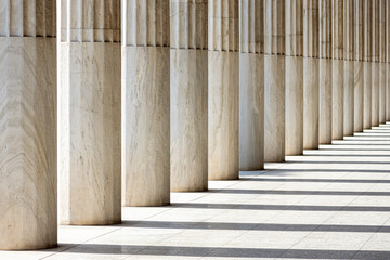 Wall Mural - Row of Marble columns