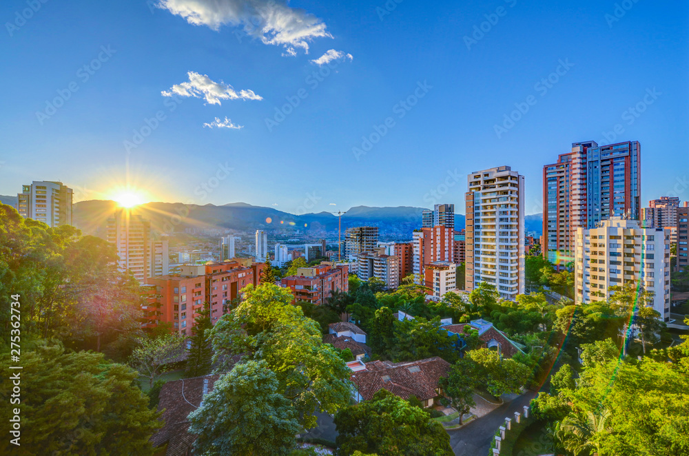 Medellin, Antioquia, Colombia - obrazy, fototapety, plakaty 