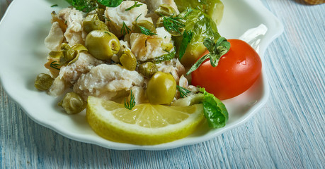 Poster - Mediterranean Cod Salad