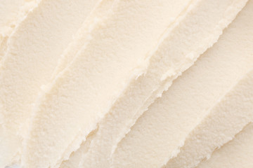 Texture of shea butter, closeup