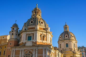 Forum Traian church in Rome