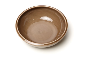 Poster - bowl of china on white background