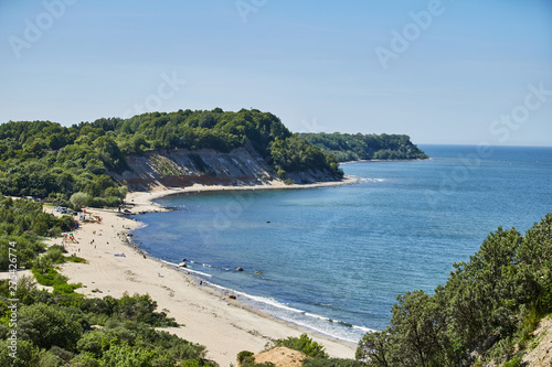 Fotomural Beach on the bay Kaliningrad region. Svetlogorsk