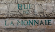 © onoky - France, Vaucluse, Avignon, 'rue de la Monnaie' inscription