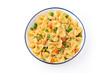 pasta with vegetable food background