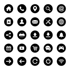 Poster - Web icon set symbol. Website set icon vector. for web computer and mobile