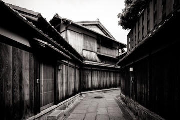 Canvas Print - Street in Higashiyama District in Kyoto Japan