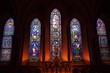Interior of Irish Gothic cathedrals in the city of Dublin, Ireland