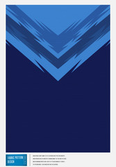 Fabric textile pattern for sportswear, soccer jersey, football kit, or sport uniform.  Minimal Cover design template. Abstract background with white dot pattern. Vector Illustration. 