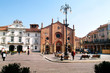 Asti, Piedmont, Italy St. Secondo square with the city hall and