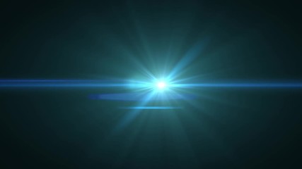 Aufkleber - Lens Flare motion background glow bright light video footage for footage ovelay design