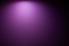On A Black Background The Volume Ray Of Violet Color