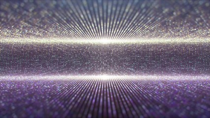 Poster - Futuristic abstract glittering moving particles and elegance lights pattern for stage performance show and video jockey background and screensaver