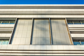 Poster - details of a modern office building with many windows