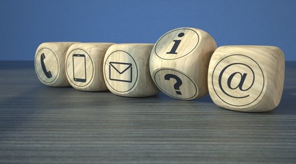 Wooden Cubes Contract Icons