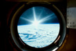 © wowinside - Sunrise, view from spaceship. Elements of this image furnished by NASA.