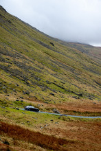 English Highlands Scotland Driving Winding Road 