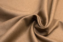 Wool Fabric. Color Beige. Texture, Background, Pattern.