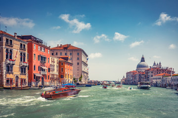 Fototapete - Architecture of Venice, Italy at daytime. Scenic travel background.