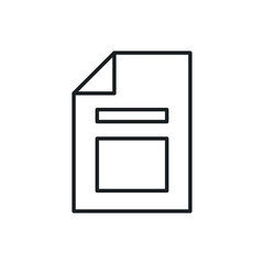 document vector icon